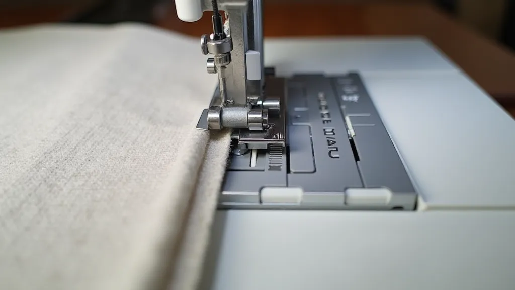 Feather edge tool in use