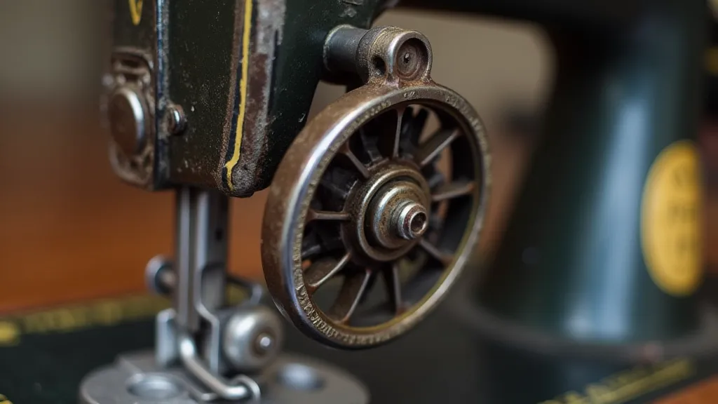 Vintage Singer gear mechanism