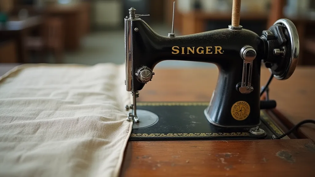 Singer 15-91 sewing a straight line