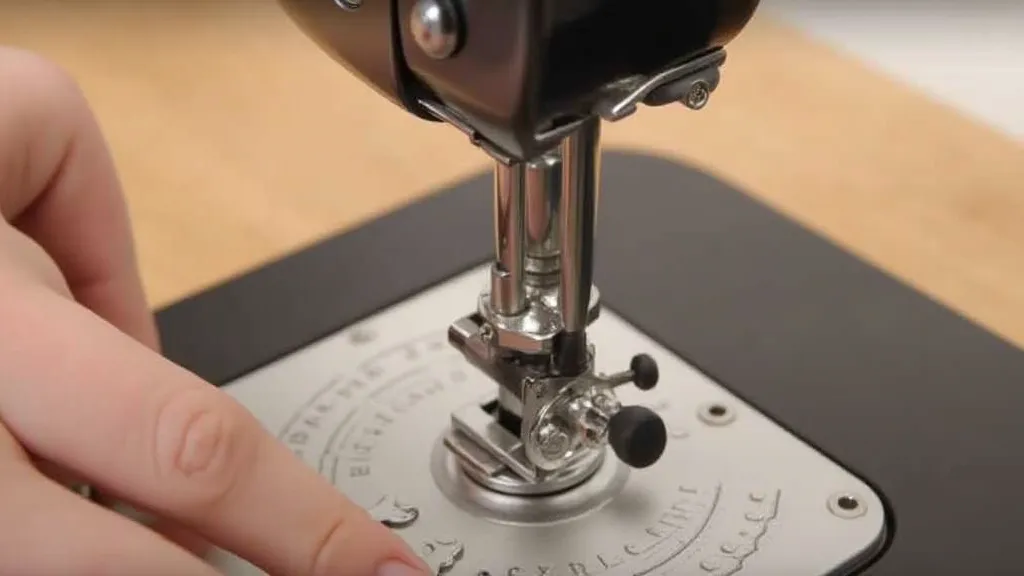 Installing a new bobbin case on a Singer 16