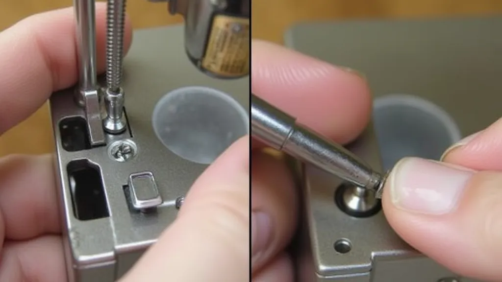 Removing a Pressure Foot from a Singer 99K