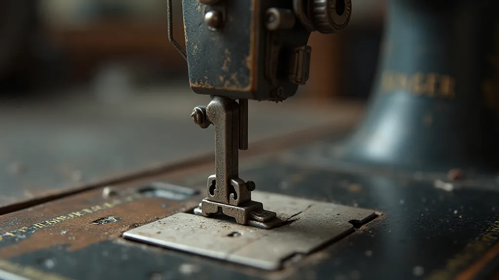 Singer 66 Feed Dog Detail