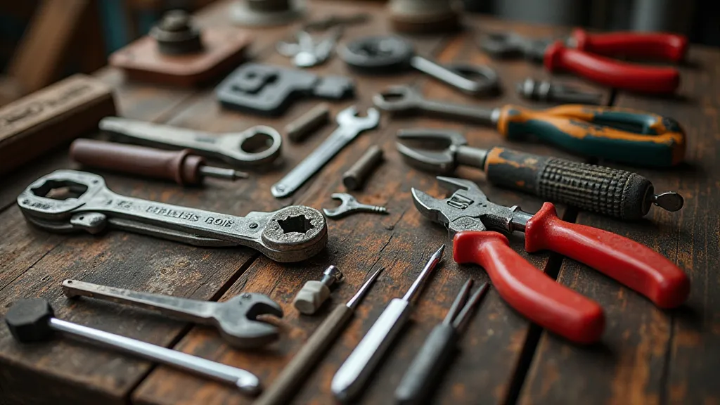 Collection of vintage screwdrivers and pliers